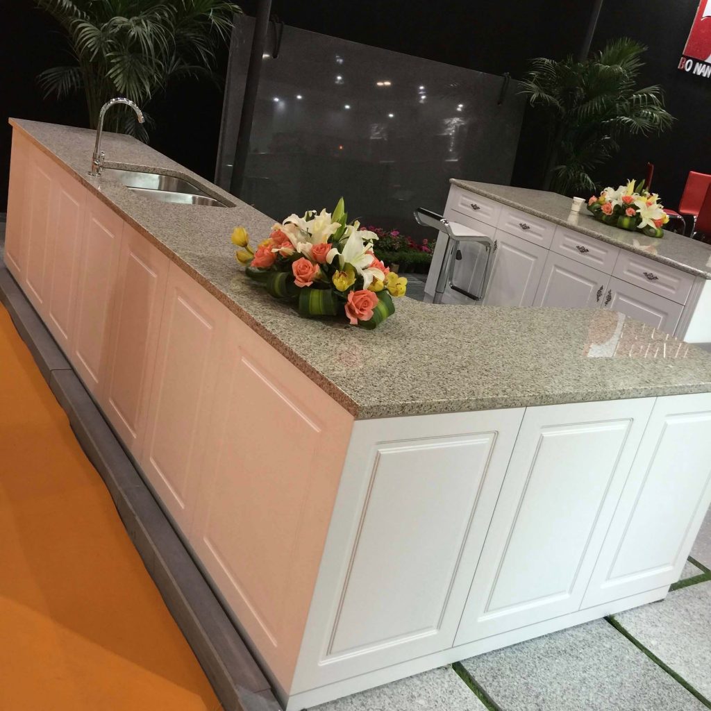 Golden grain granite countertop